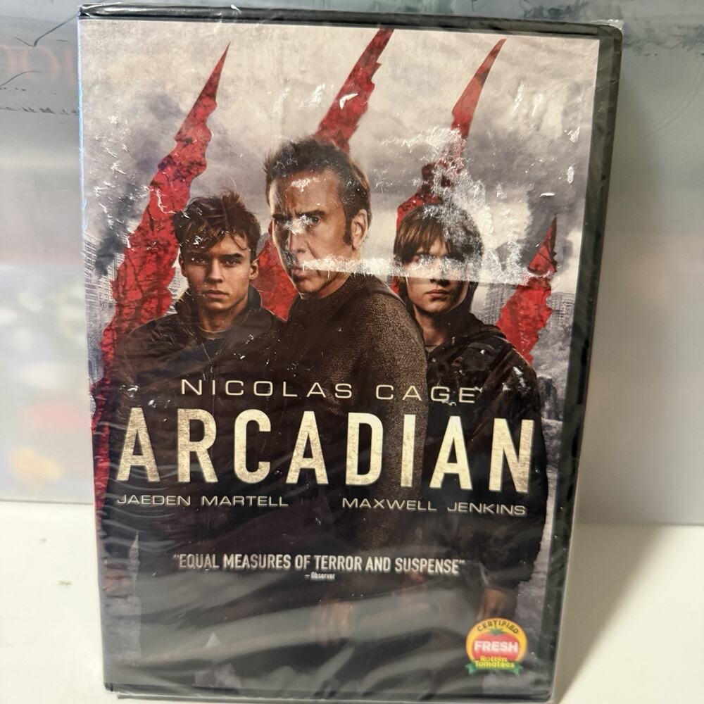 Arcadian (DVD, 2024) With Slipcover Sealed NEW Terror And Suspense Nicolas Cage